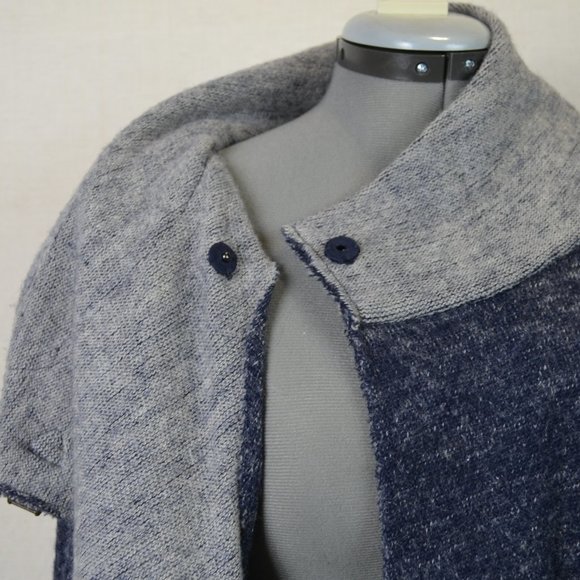 For CYNTHIA 100% wool neck cardigan sweater wrap long sleeve size large,pockets - Picture 5 of 7